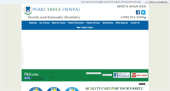 Desktop Screenshot of mypearlsmiledental.com